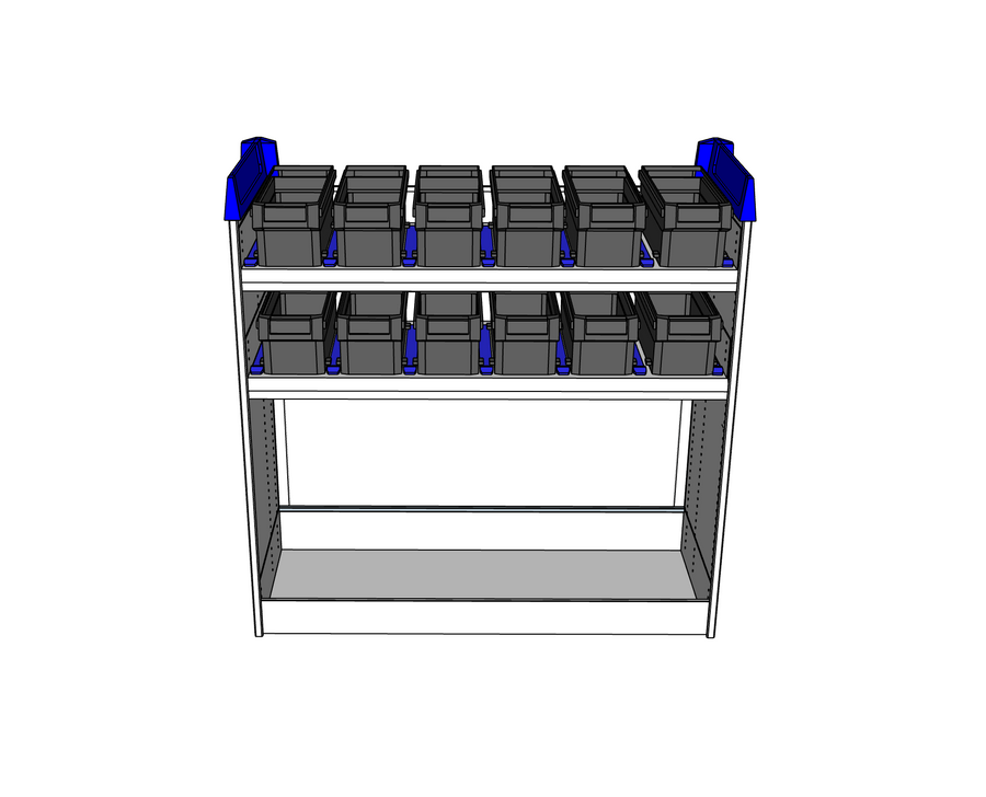 Simpleco Ute Canopy Racking System BASE UNIT + Top Two Shelves Storage Boxx